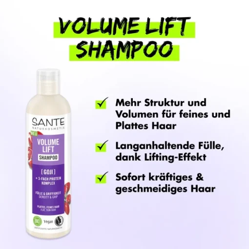 Shampoo Volume Lift Shampoo von Sante Naturkosmetik
