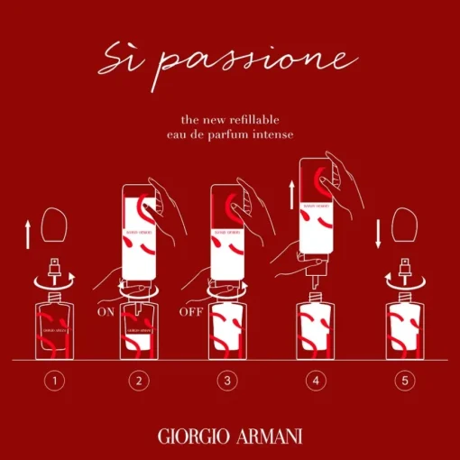 Si Eau de Parfum Spray Intense - nachfüllbar Passione von Armani