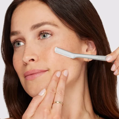 Skin Care Gesichtshaarrasierer Edelstahl von Tweezerman