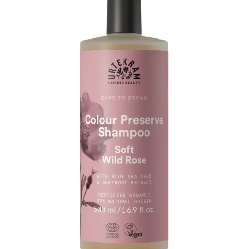 Soft Wild Rose Colour Preserve Shampoo von Urtekram