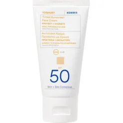 Sonnenpflege Yoghurt Getönte Sonnencreme für das Gesicht SPF50 von KORRES