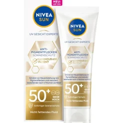 Sonnenschutz Anti-Pigmentflecken Sonnenschutz LSF50+ Luminous 630 Patent von NIVEA
