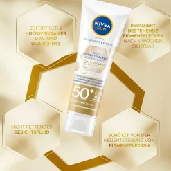 Sonnenschutz Anti-Pigmentflecken Sonnenschutz LSF50+ Luminous 630 Patent von NIVEA