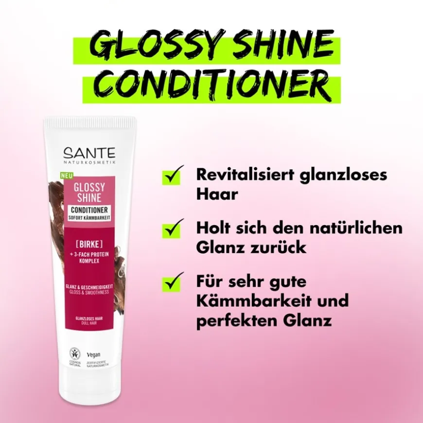 Spülung Glossy Shine Conditioner von Sante Naturkosmetik