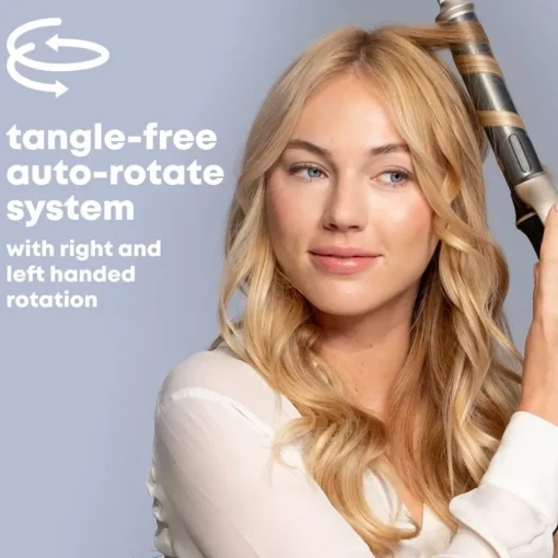 Styler Auto Revolve Soft Curl Tong Automatisch drehender Soft-Lockenstab mit Keramikbeschichtung von Revamp Professional