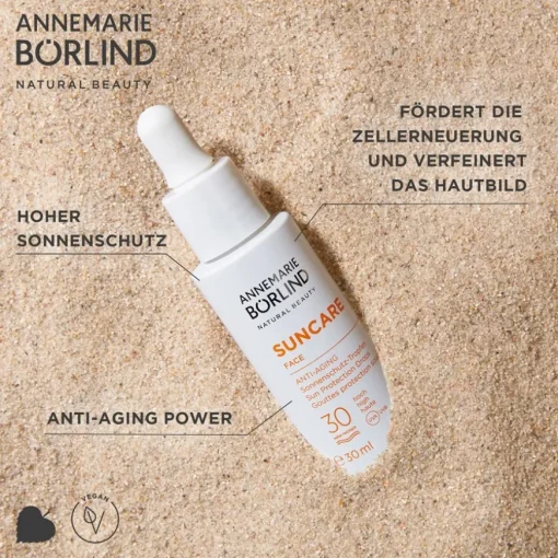 SUN Anti-Aging Sonnenschutz-Tropfen Gesicht SPF 30 SUNCARE FACE von ANNEMARIE BÖRLIND