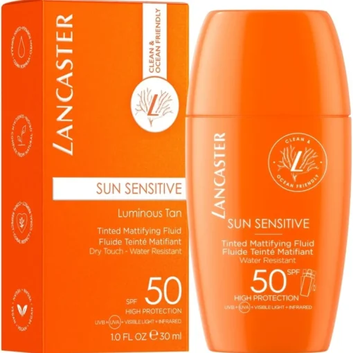 Sun Sensitive Tinted Mattifying Fluid SPF50 von Lancaster