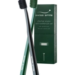 Swiss Smile Soft Toothbrush Set Herbal Style