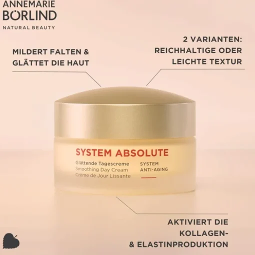 SYSTEM ABSOLUTE  Glättende Tagescreme von ANNEMARIE BÖRLIND
