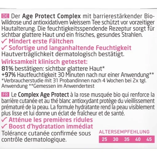 Tagespflege Glättende Tagespflege Wildrose & Weisser Tee Sofortiger Feuchtigkeitsboost von Weleda