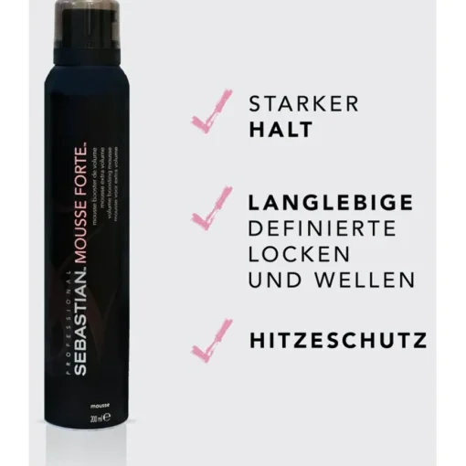 TEXTURE Strong Hold Mousse Mousse Forte von Sebastian