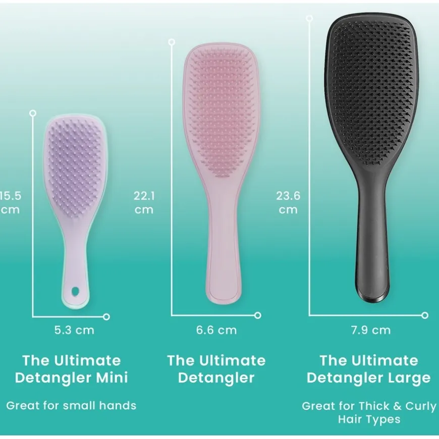 The Wet Detangler Ultimate Mini - Apricot Straight & Curly Hair von Tangle Teezer