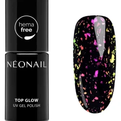 Top Coat Top Glow Aurora Flakes von NEONAIL