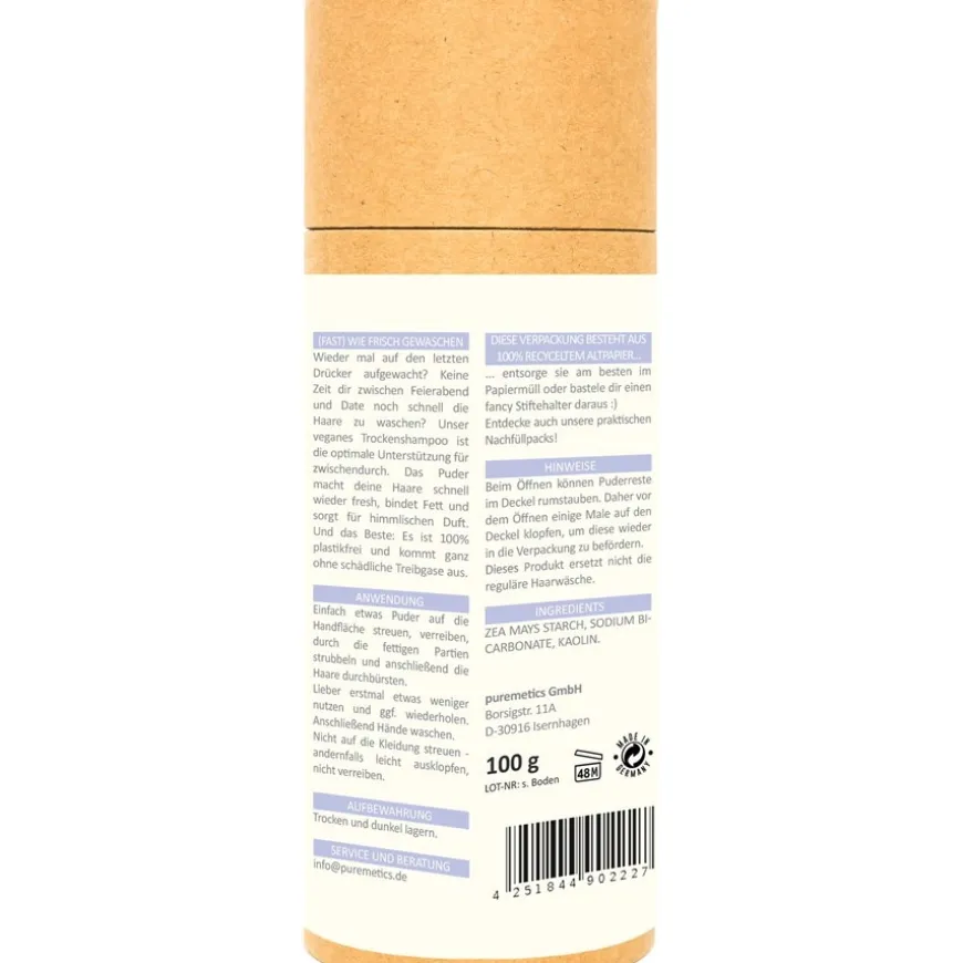 Trockenshampoo Trockenshampoo Sensibelchen 'Blond von puremetics