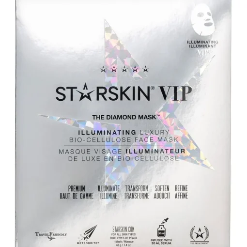 Tuchmaske Illuminating Face Mask Bio-Cellulose VIP - The Diamond Mask von StarSkin