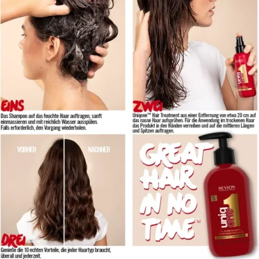 Uniqone All in One Classic Hair Treatment & All in One Shampoo Pack von Revlon Professional