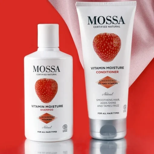 Vitamin Moisture Shampoo Strawberry von Mossa