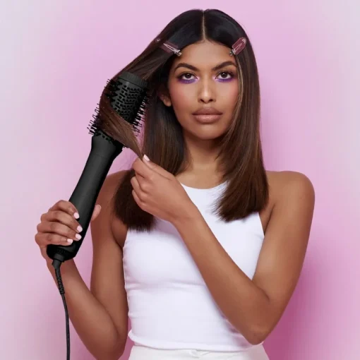 Warmluftbürsten Blow Dry Brush Black von Mermade Hair