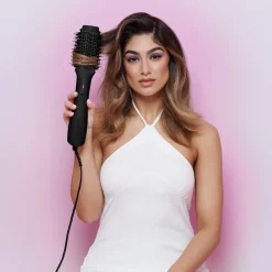 Warmluftbürsten Blow Dry Brush Black von Mermade Hair