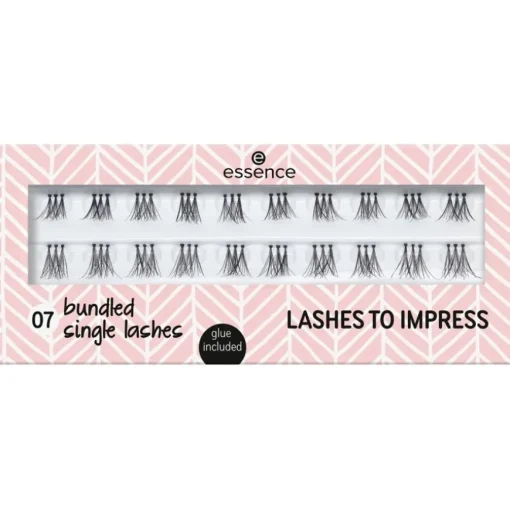 Wimpern LASHES TO IMPRESS False Lashes Set (inkl. Kleber) von Essence