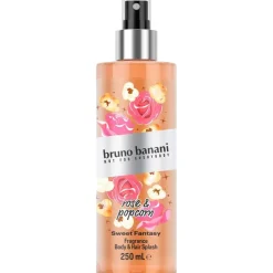 Woman Summer Sweet Fantasy Fragrance Body & Hair Splash Rose & Popcorn von Bruno Banani